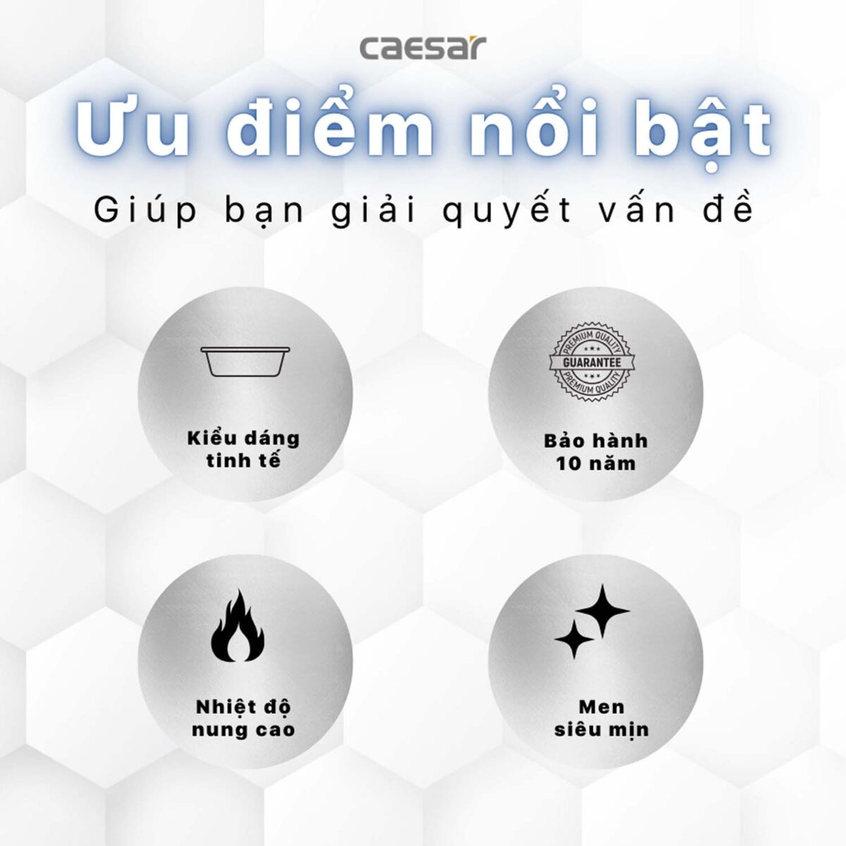Chậu lavabo đặt bàn CAESAR LF5356 - Ảnh 7