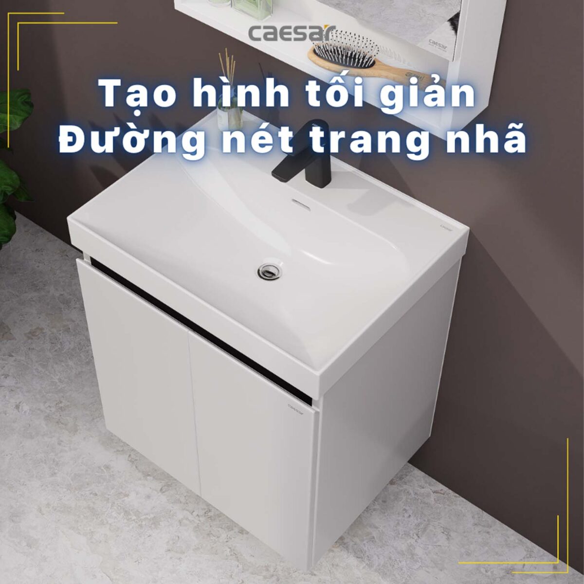 Chậu lavabo đặt bàn CAESAR LF5356 - Ảnh 8
