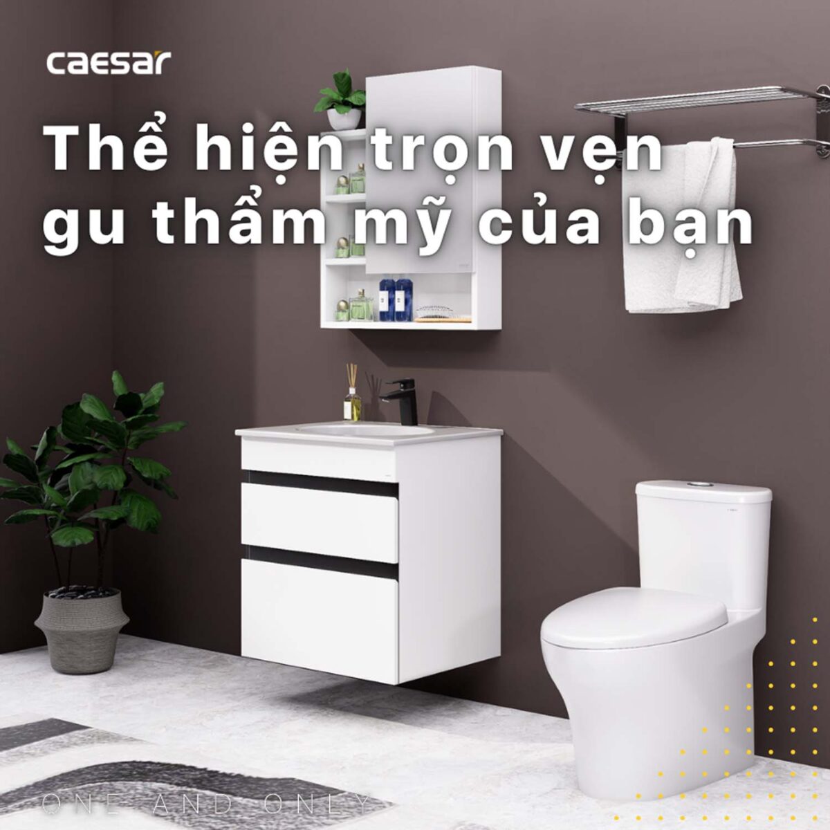 Tủ lavabo CAESAR LF5024 EH15024DDV - Ảnh 5