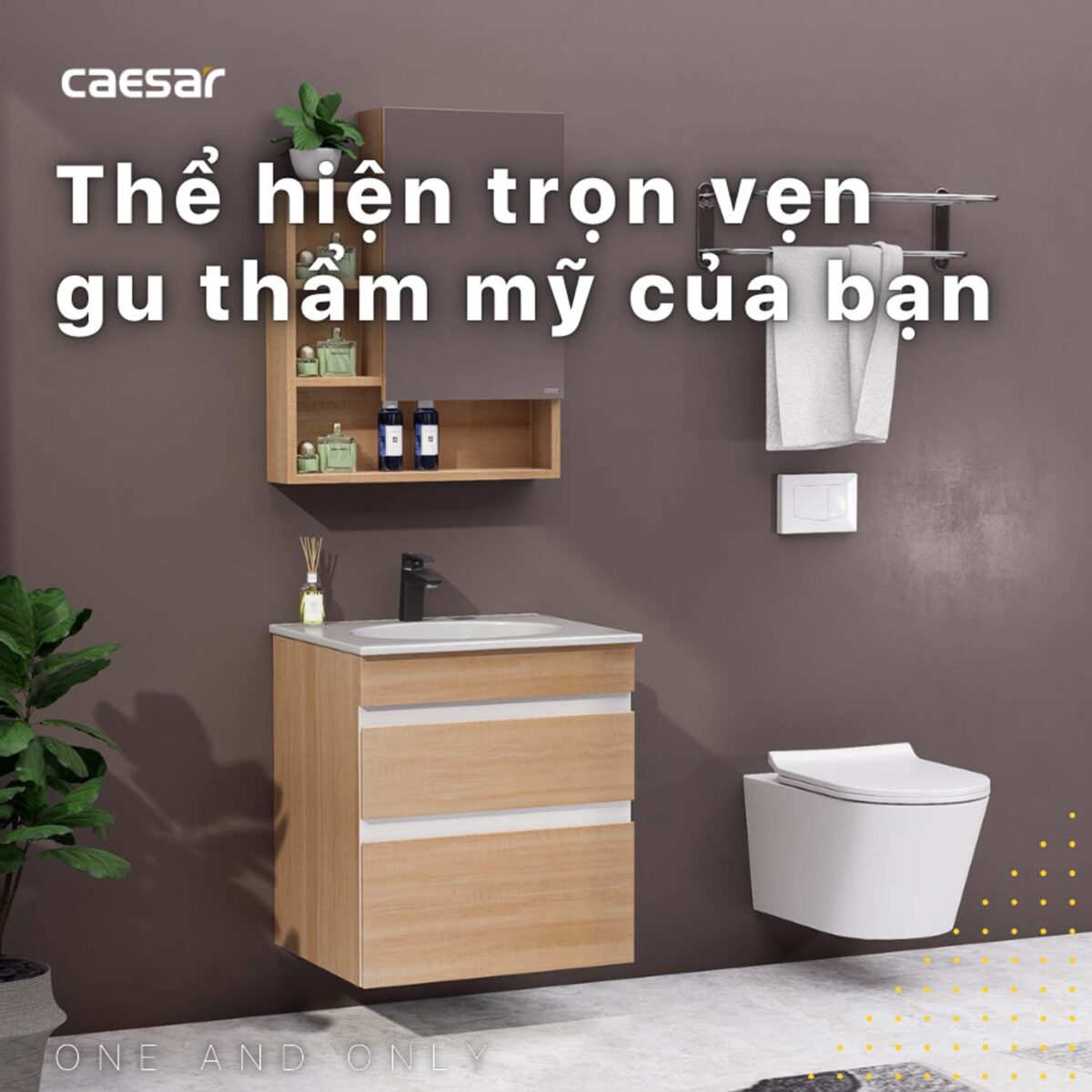 Tủ lavabo CAESAR LF5024 EH15024DDW7V - Ảnh 5