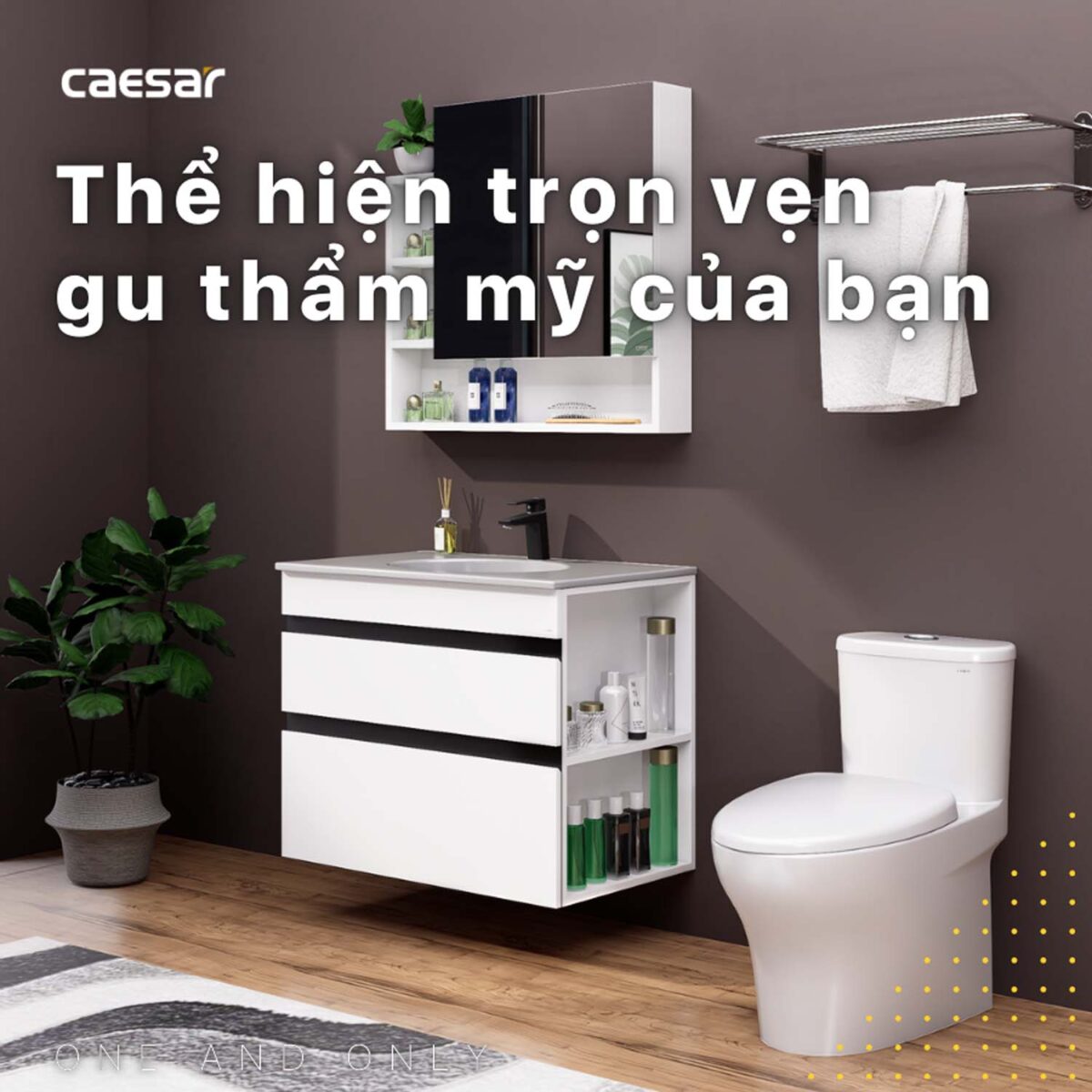 Tủ lavabo CAESAR LF5026 EH15026DDRV - Ảnh 5