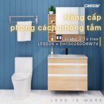 Tủ lavabo CAESAR LF5026 EH15026DDRW7V - Ảnh 3