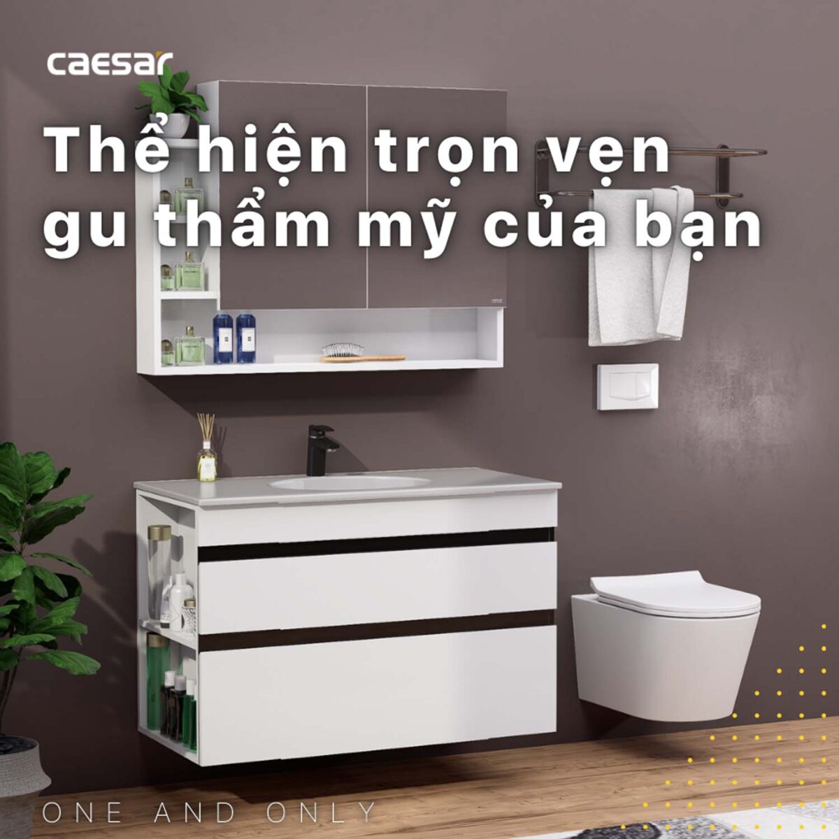 Tủ lavabo CAESAR LF5028 EH15028DDLV - Ảnh 5