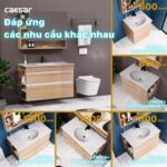 Tủ lavabo CAESAR LF5028 EH15028DDLW7V - Ảnh 10