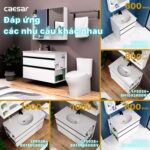 Tủ lavabo CAESAR LF5028 EH15028DDRV - Ảnh 10