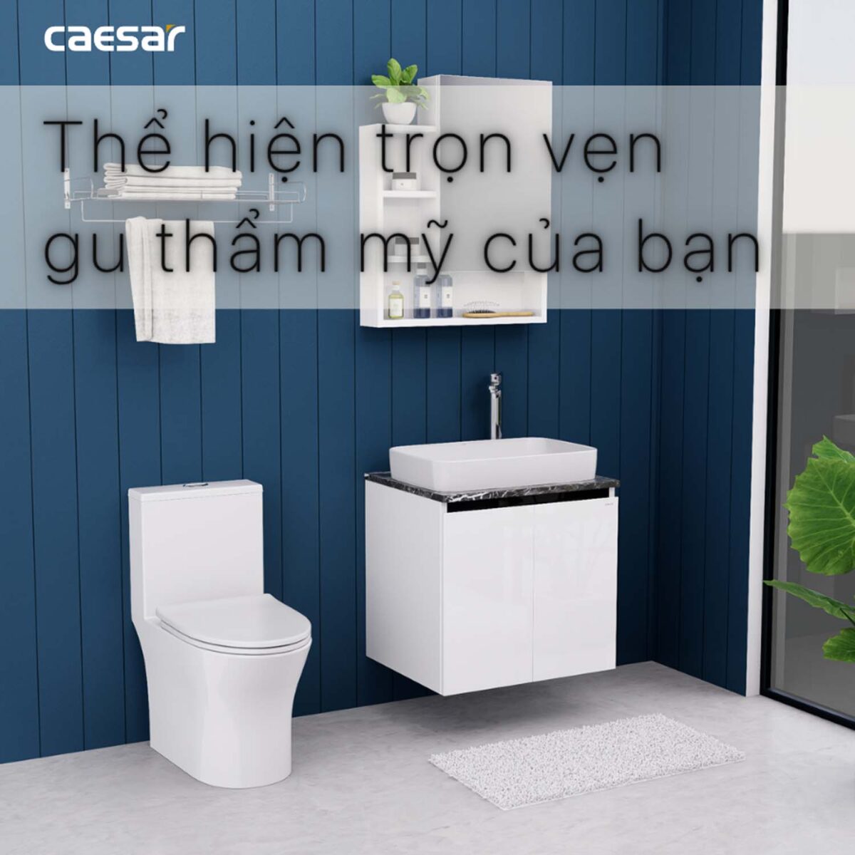 Tủ lavabo CAESAR L5262 EH46002AV - Ảnh 5