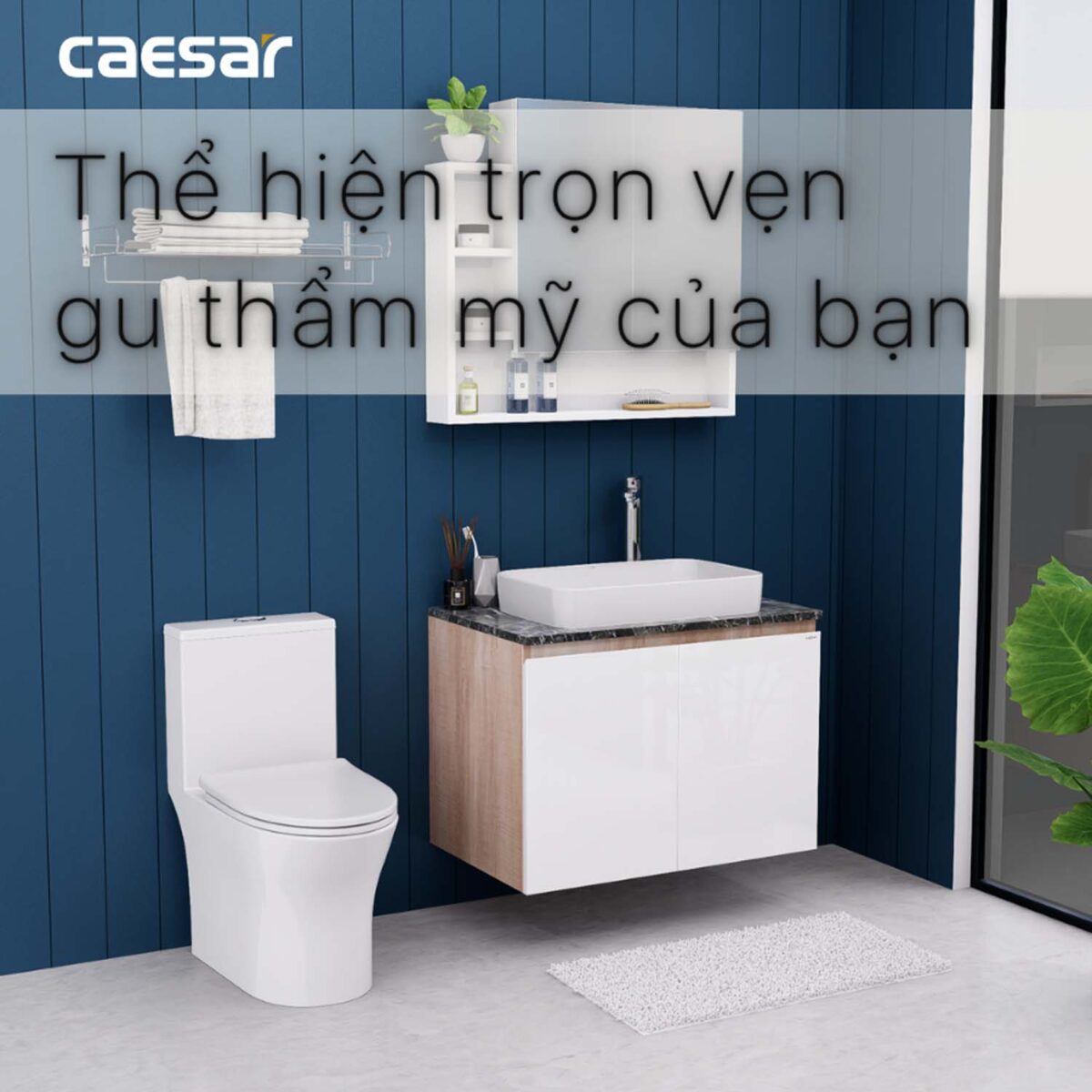 Tủ lavabo CAESAR L5262 EH48002AWV - Ảnh 5