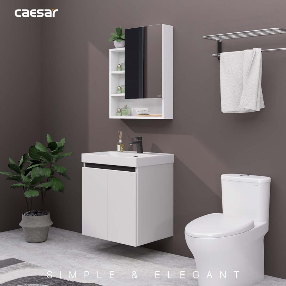 Tủ lavabo CAESAR LF5356 EH15356AV - Ảnh 12