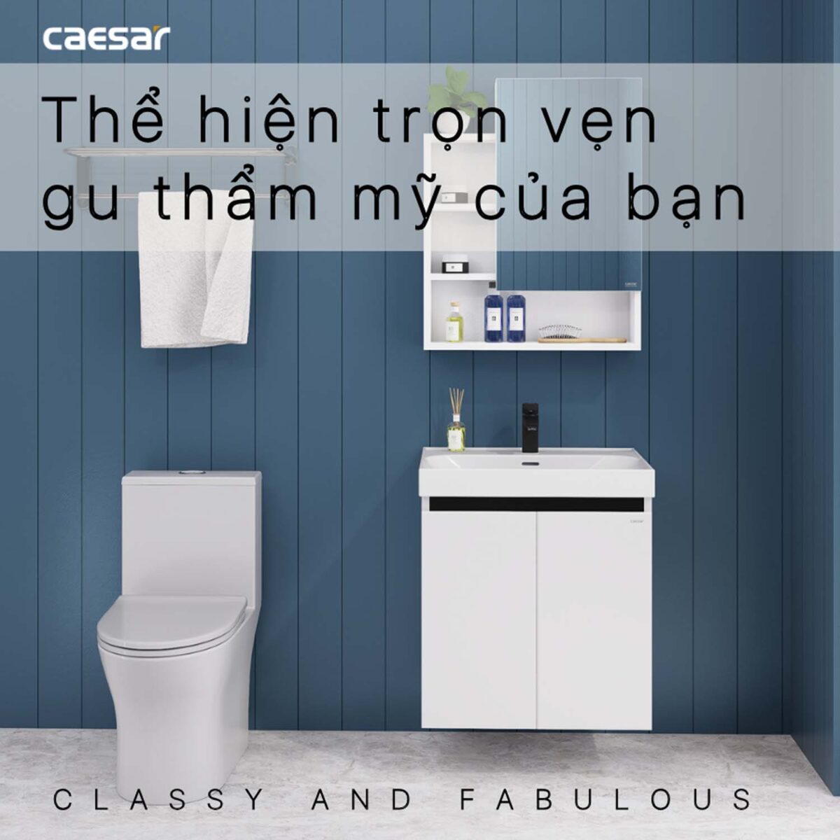 Tủ lavabo CAESAR LF5356 EH15356AV - Ảnh 5