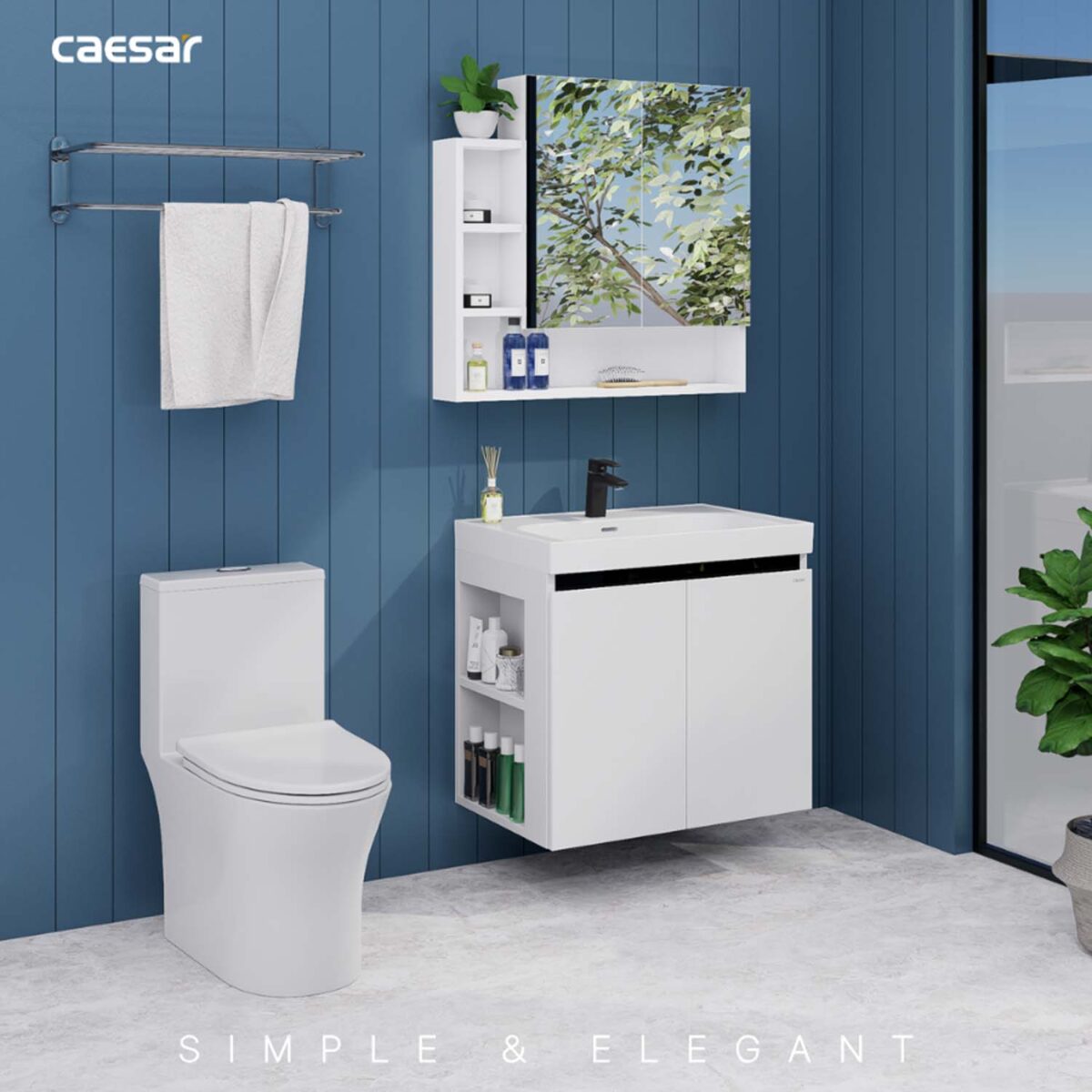 Tủ lavabo CAESAR LF5357 EH15357CLV - Ảnh 12