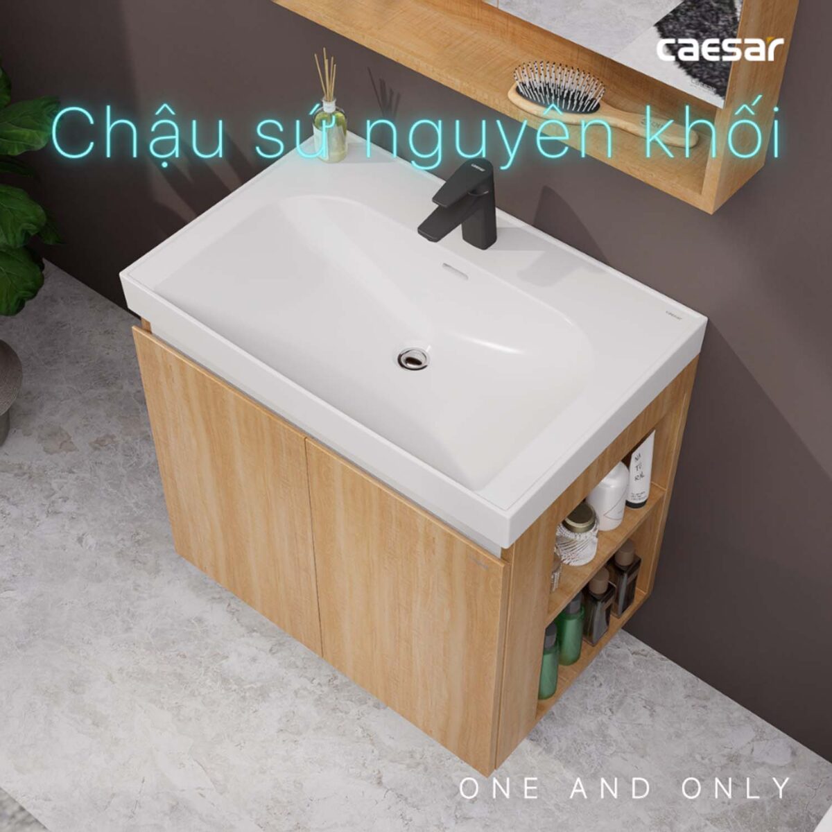 Tủ lavabo CAESAR LF5357 EH15357CRW7V - Ảnh 7