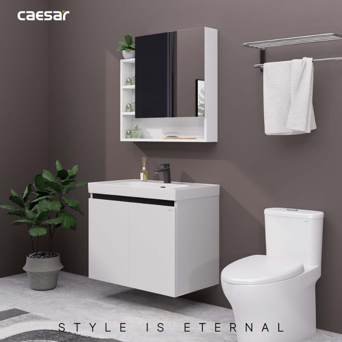 Tủ lavabo CAESAR LF5358 EH15358CLV - Ảnh 12
