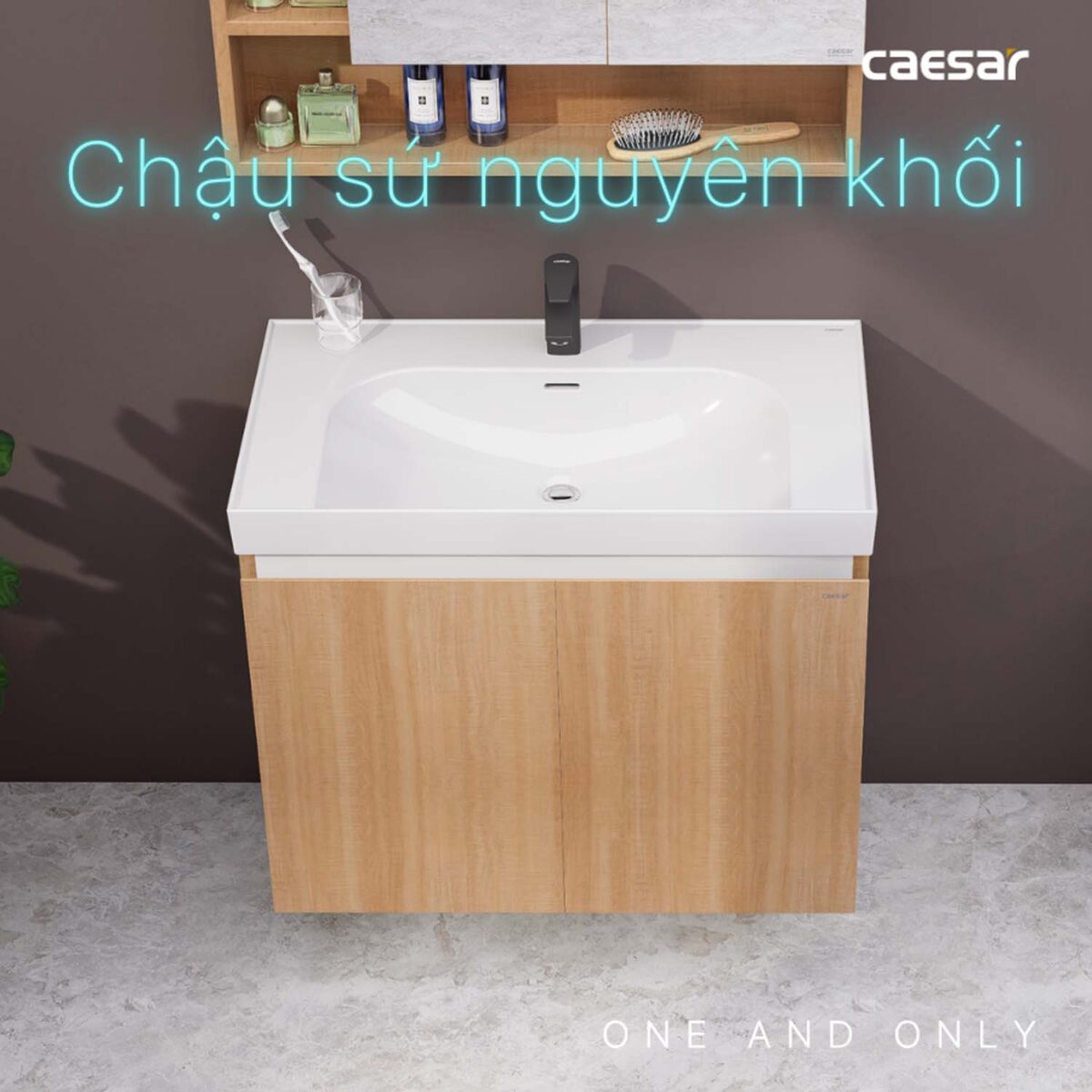 Tủ lavabo CAESAR LF5358 EH15358CRW7V - Ảnh 6