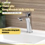 Vòi lavabo CAESAR B500CU nóng lạnh - Ảnh 4