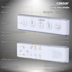 Bồn cầu thông minh CAESAR CD1342 TAF610H nắp rửa điện tử - Ảnh 30