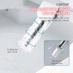 Bồn cầu thông minh CAESAR CD1342 TAF610H nắp rửa điện tử - Ảnh 14