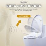 Bồn cầu thông minh CAESAR CD1342 TAF610H nắp rửa điện tử - Ảnh 17
