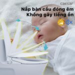 Bồn cầu thông minh CAESAR CD1342 TAF710H nắp rửa điện tử - Ảnh 17