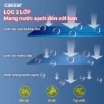 Bồn cầu thông minh CAESAR CD1342 TAF710H nắp rửa điện tử - Ảnh 19