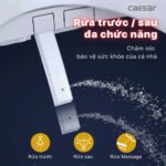 Bồn cầu thông minh CAESAR CD1342 TAF710H nắp rửa điện tử - Ảnh 13