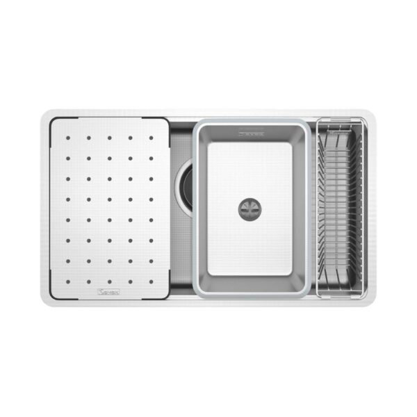 Chậu rửa bát inox KONOX Dekor 8044SU 1 hố