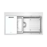 Chậu rửa bát inox KONOX KN8751TS Dekor 1 hố