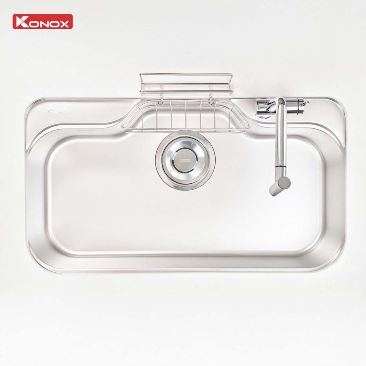 Chậu rửa bát inox KONOX Tari 9051SM 1 hố - Ảnh 7