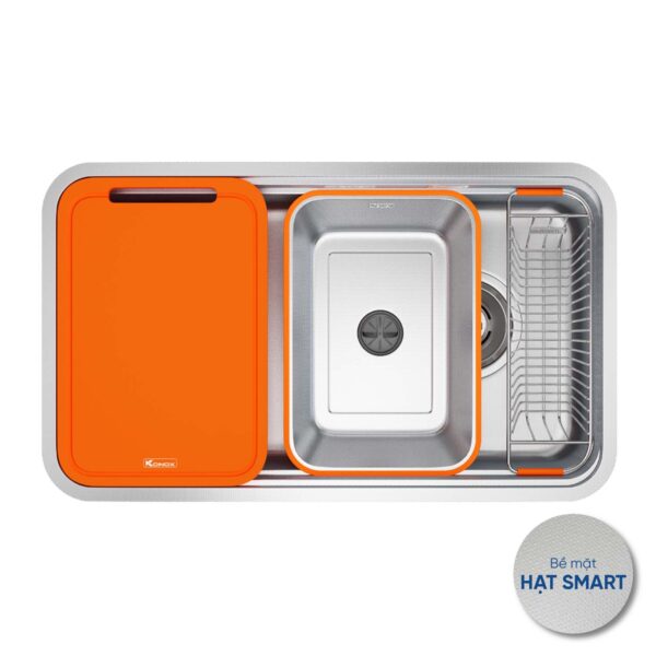 Chậu rửa bát inox KONOX Tari Smart 8047 1 hố