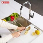 Chậu rửa bát inox KONOX Dekor 8044SU 1 hố - Ảnh 7