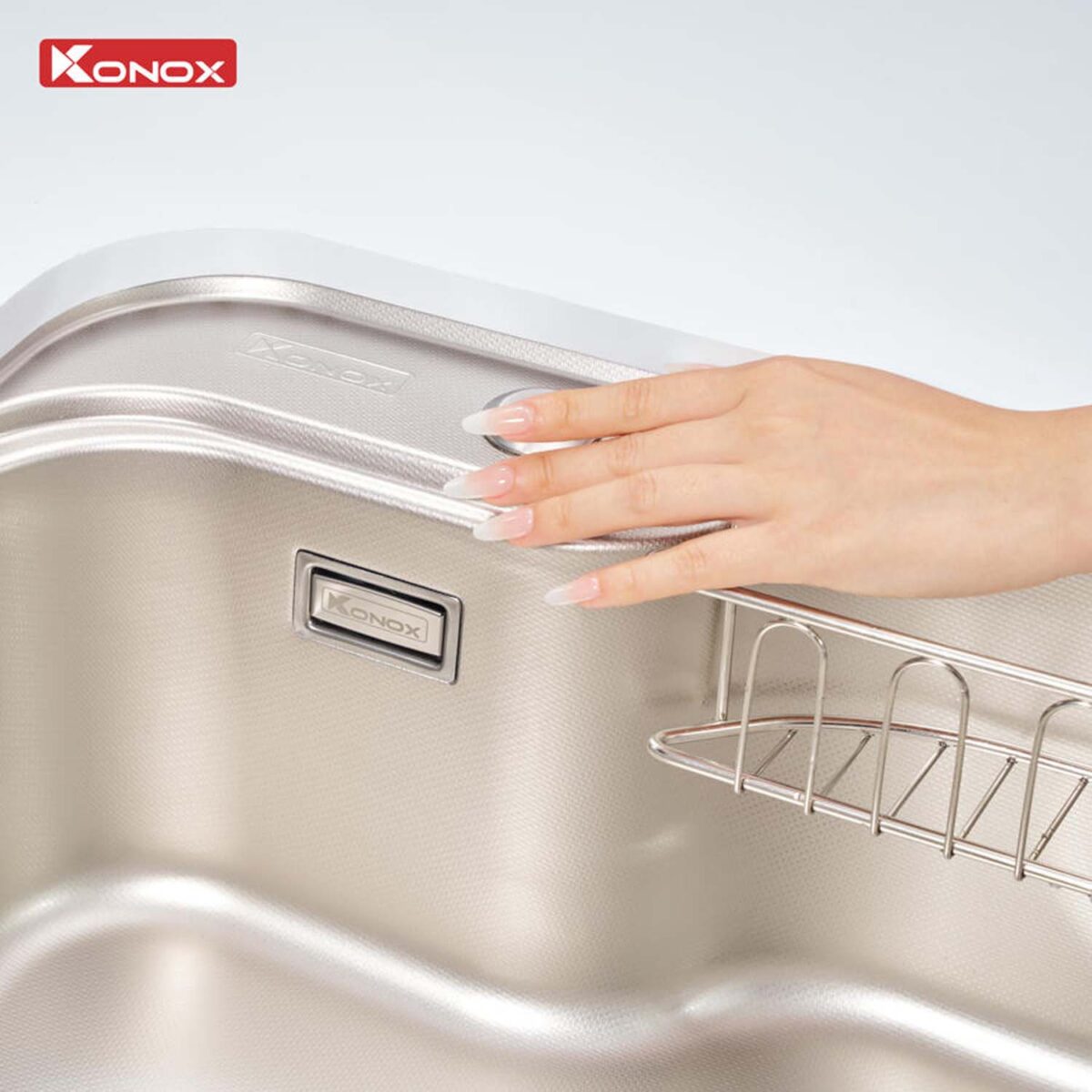 Chậu rửa bát inox KONOX Dekor 8048SU 1 hố - Ảnh 10