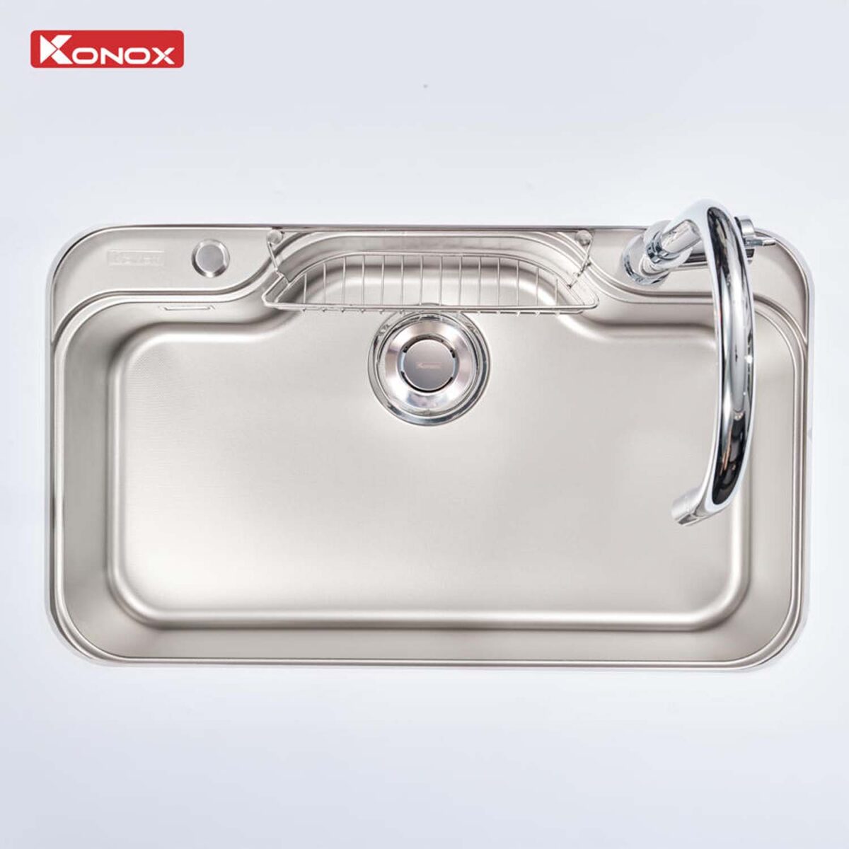 Chậu rửa bát inox KONOX Dekor 8048SU 1 hố - Ảnh 11