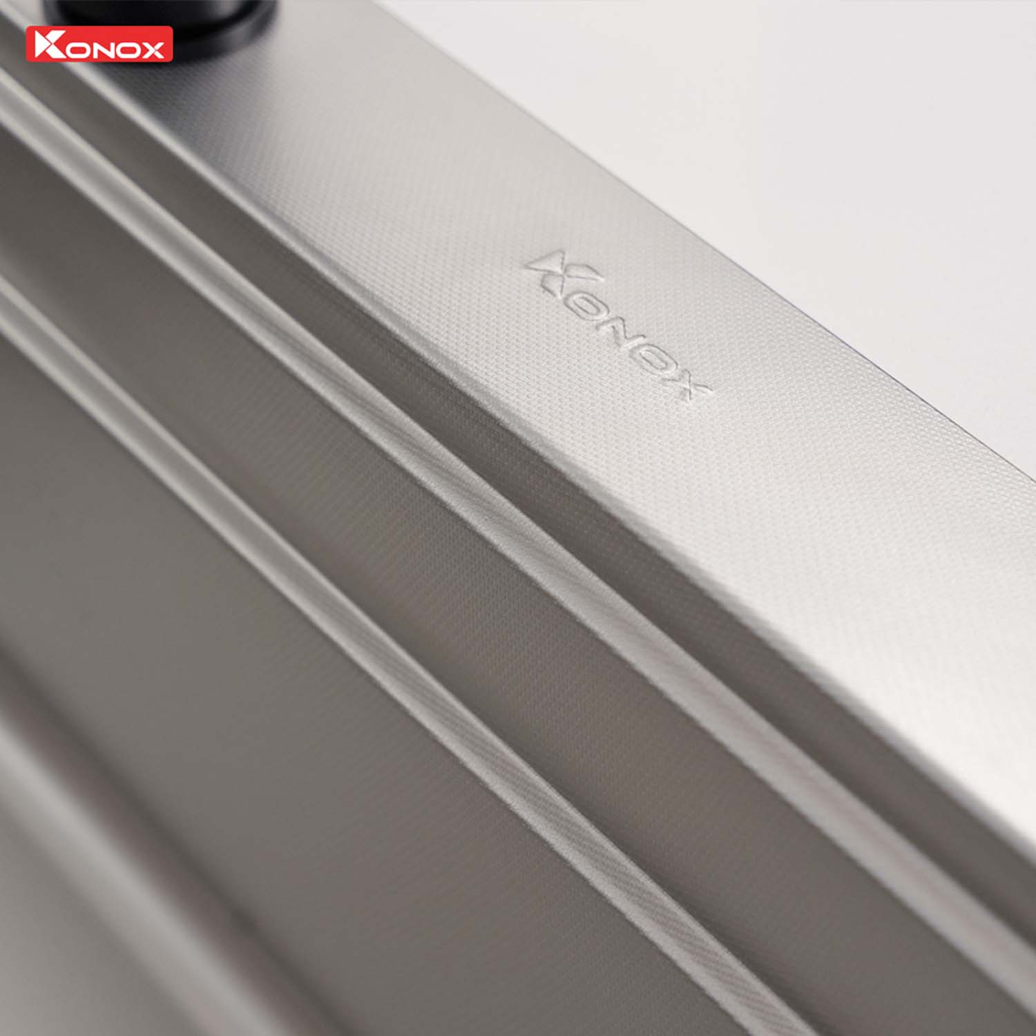Chậu rửa bát inox KONOX KN8048TS Dekor 1 hố 5 hinh anh thuc te Chau rua bat inox KONOX KN8048TS Dekor 1 ho 15