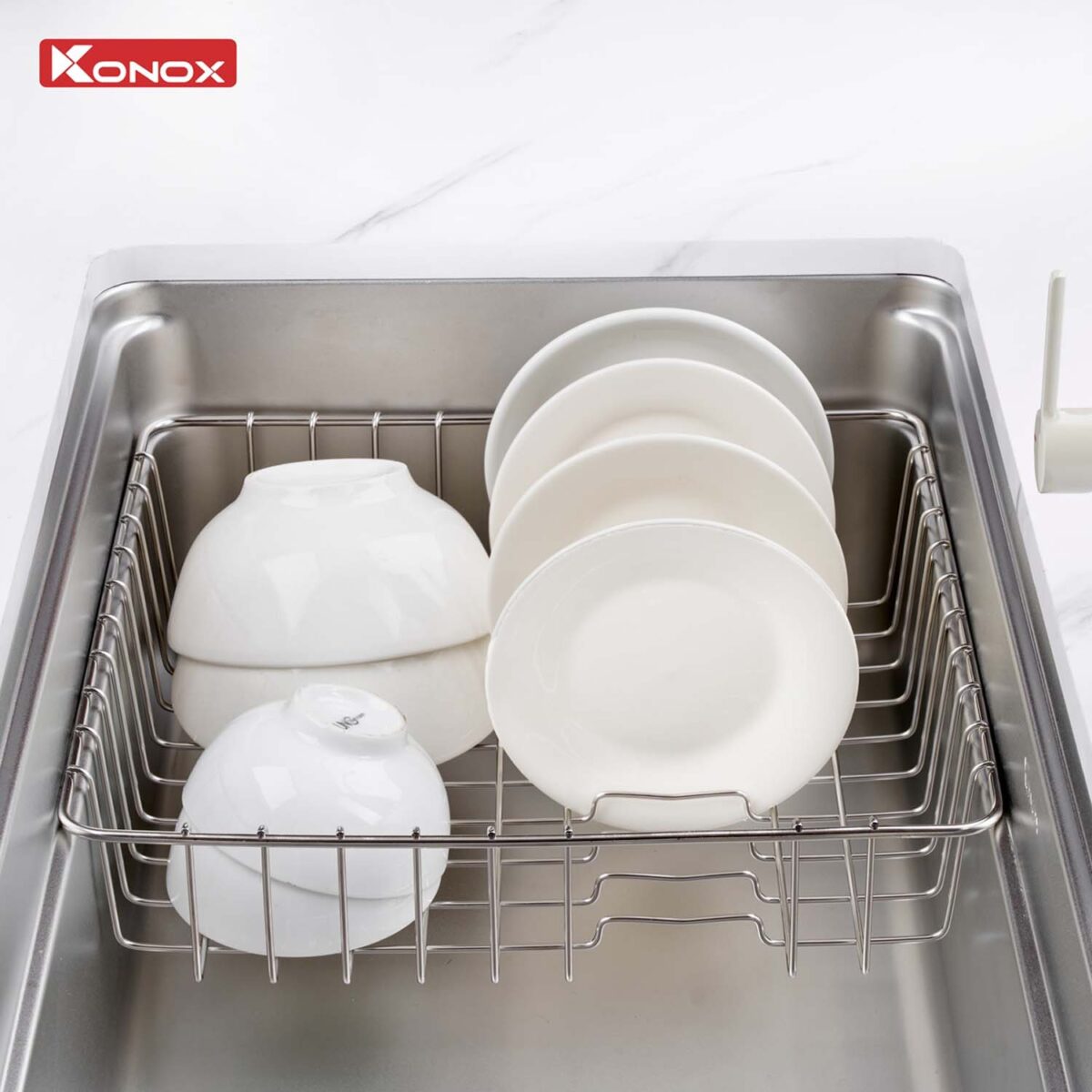 Chậu rửa bát inox KONOX Tari 780SM 1 hố - Ảnh 17