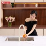 Chậu rửa bát inox KONOX Tari 780SM 1 hố - Ảnh 8