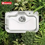 Chậu rửa bát inox KONOX Tari 7851SM 1 hố - Ảnh 4