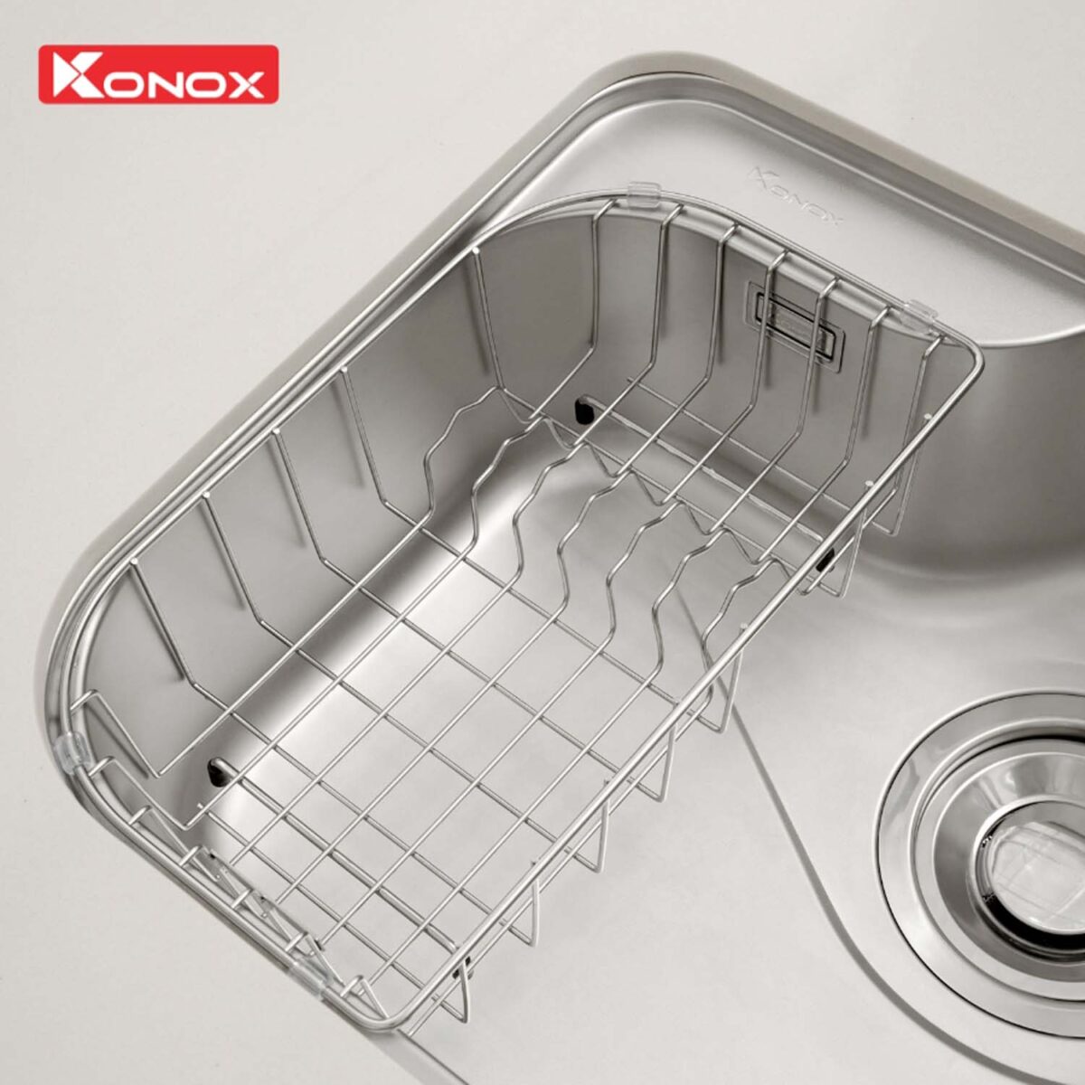 Chậu rửa bát inox KONOX Tari 7851SM 1 hố - Ảnh 9