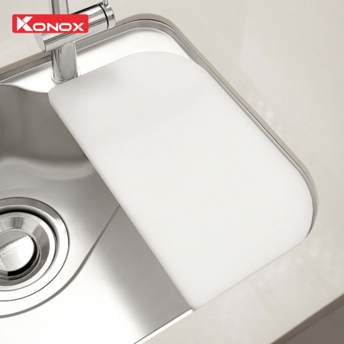Chậu rửa bát inox KONOX Tari 7851SM 1 hố - Ảnh 10