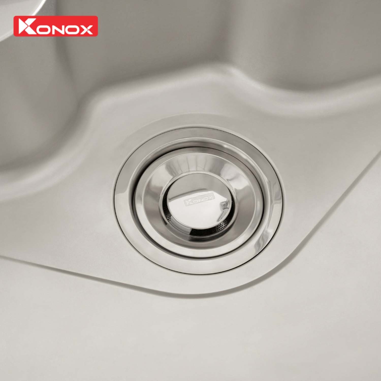 Chậu rửa bát inox KONOX Tari 7851SM 1 hố 4 hinh anh thuc te Chau rua bat inox KONOX Tari 7851SM 1 ho 8
