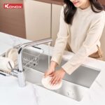 Chậu rửa bát inox KONOX Tari 870SM 1 hố - Ảnh 8