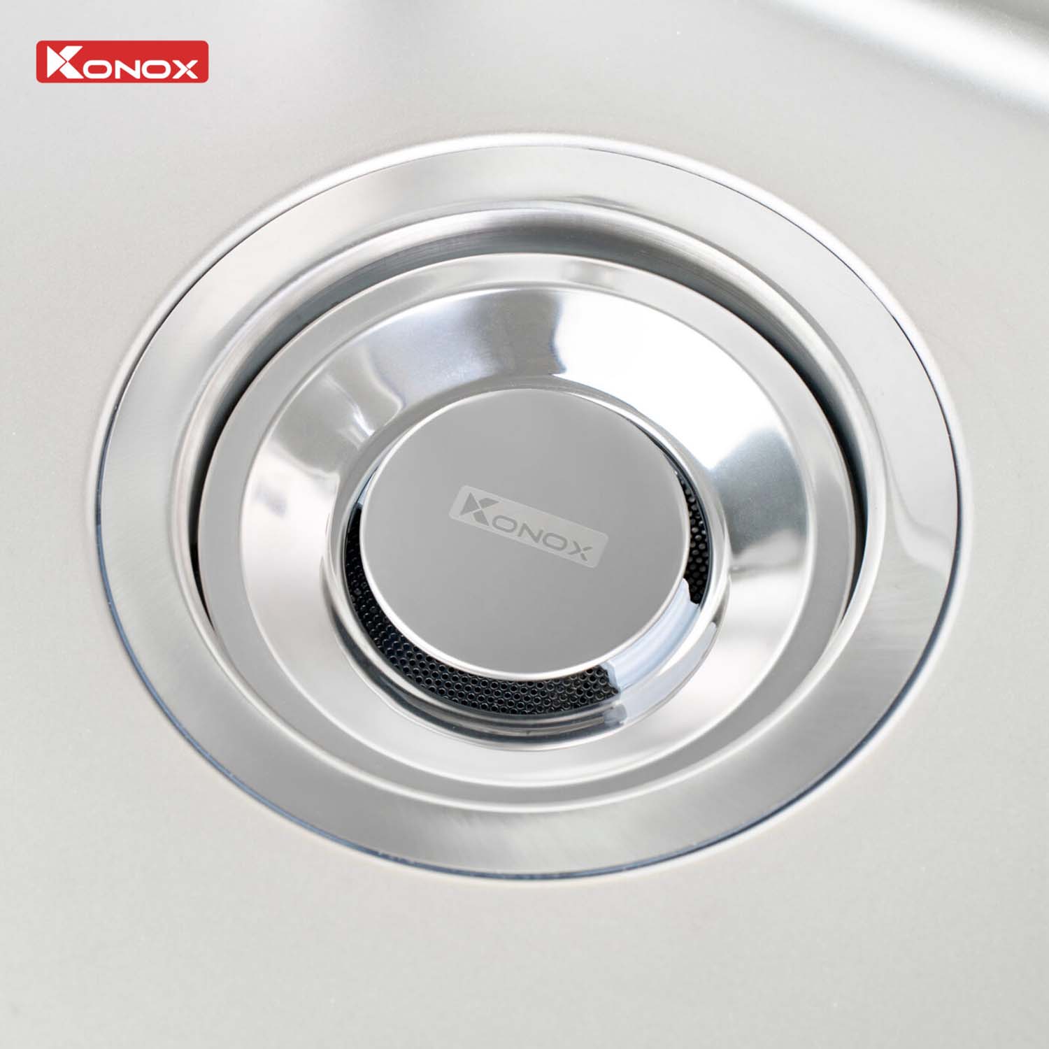 Chậu rửa bát inox KONOX Tari 9051SM 1 hố 11 hinh anh thuc te Chau rua bat inox KONOX Tari 9051SM 1 ho 12