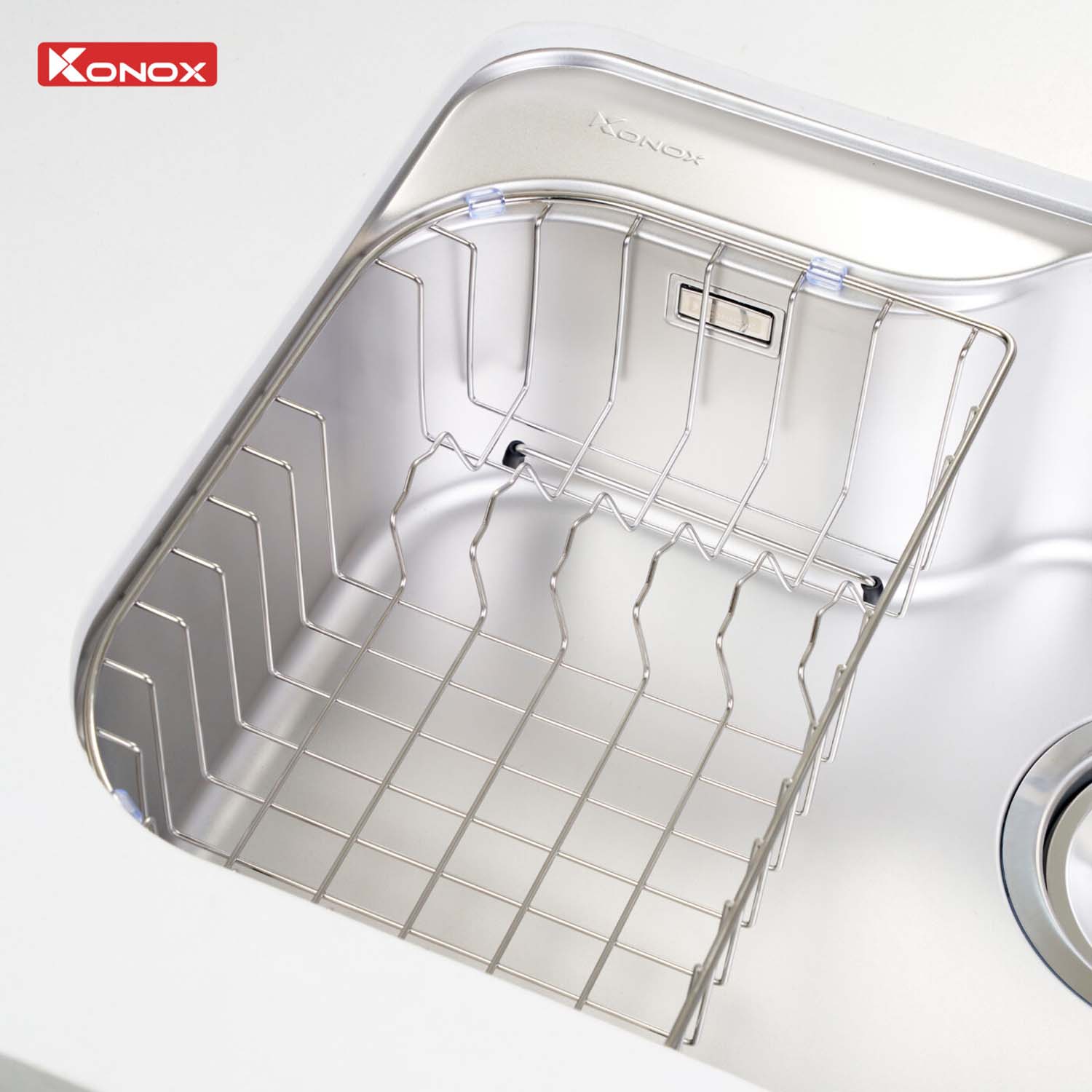 Chậu rửa bát inox KONOX Tari 9051SM 1 hố 8 hinh anh thuc te Chau rua bat inox KONOX Tari 9051SM 1 ho 15