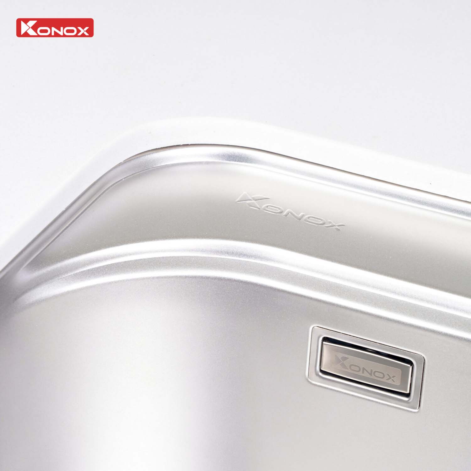 Chậu rửa bát inox KONOX Tari 9051SM 1 hố 4 hinh anh thuc te Chau rua bat inox KONOX Tari 9051SM 1 ho 19