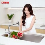 Chậu rửa bát inox KONOX Tari 9051SM 1 hố - Ảnh 10