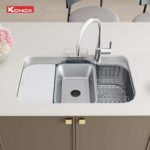 Chậu rửa bát inox KONOX Tari Smart 7851 1 hố - Ảnh 5