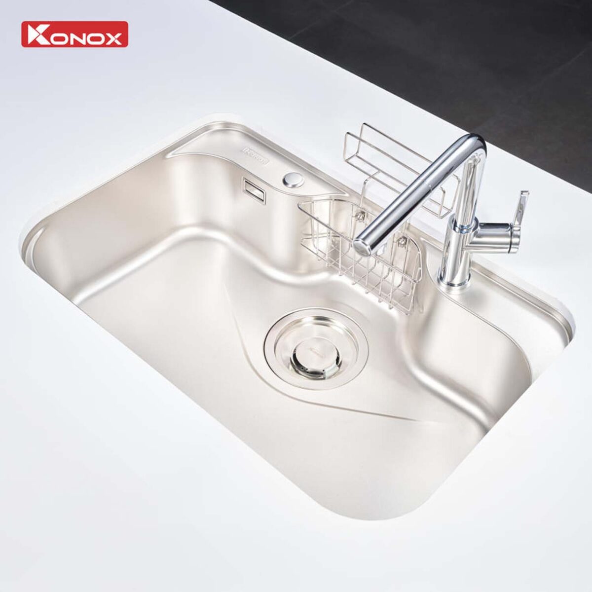 Chậu rửa bát inox KONOX Tari Smart 7851 1 hố - Ảnh 6