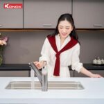 Chậu rửa bát inox KONOX Tari Smart 8047 1 hố - Ảnh 4