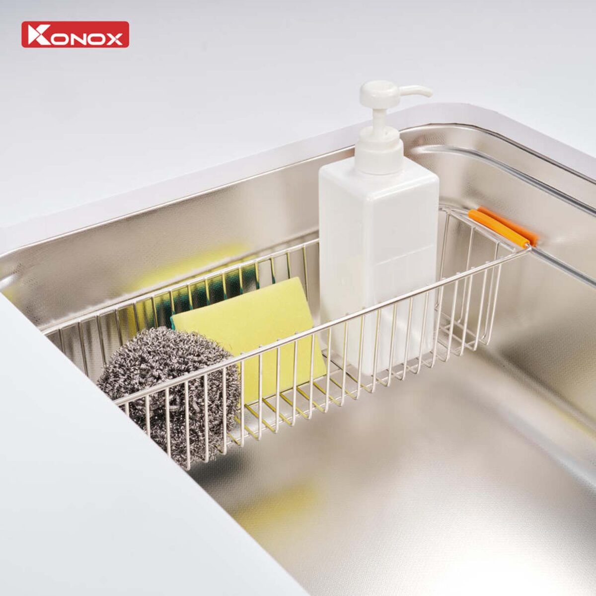 Chậu rửa bát inox KONOX Tari Smart 8047 1 hố - Ảnh 13