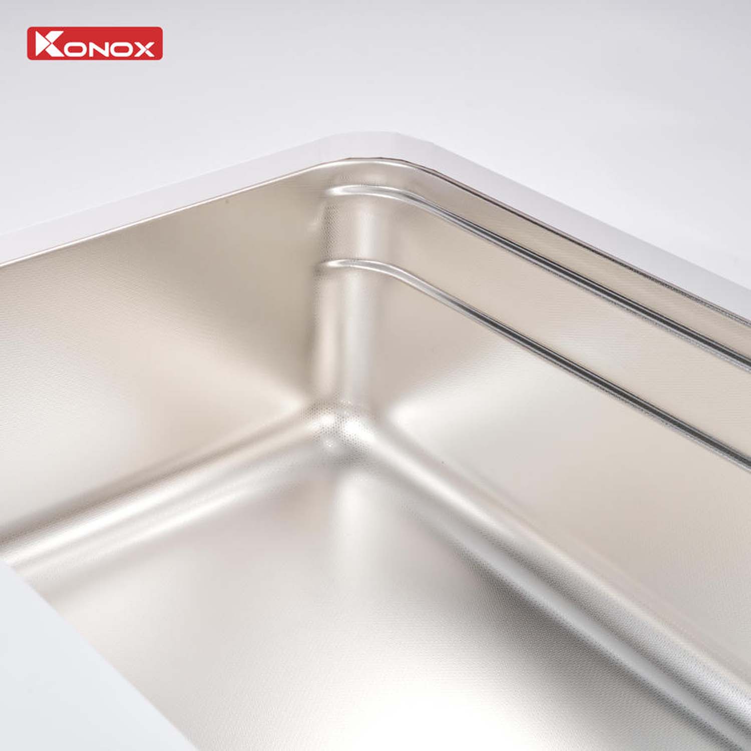 Chậu rửa bát inox KONOX Tari Smart 8047 1 hố 8 hinh anh thuc te Chau rua bat inox KONOX Tari Smart 8047 1 ho 6