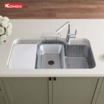 Chậu rửa bát inox KONOX Tari Smart 9051 1 hố - Ảnh 4
