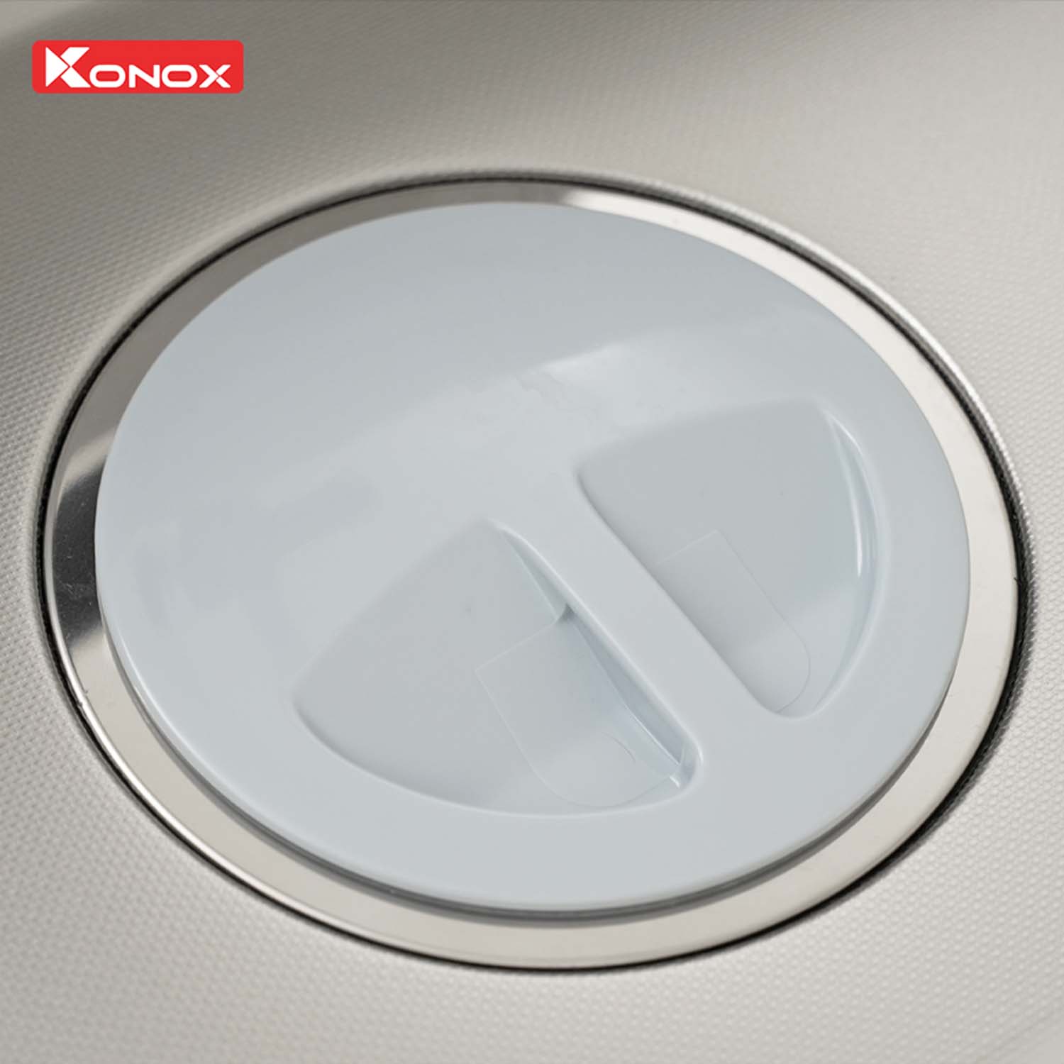 Chậu rửa bát inox KONOX KN8751TS Dekor 1 hố 6 nap bat rac chau rua bat 1 ho chong xuoc Konox KN8751TS Dekor